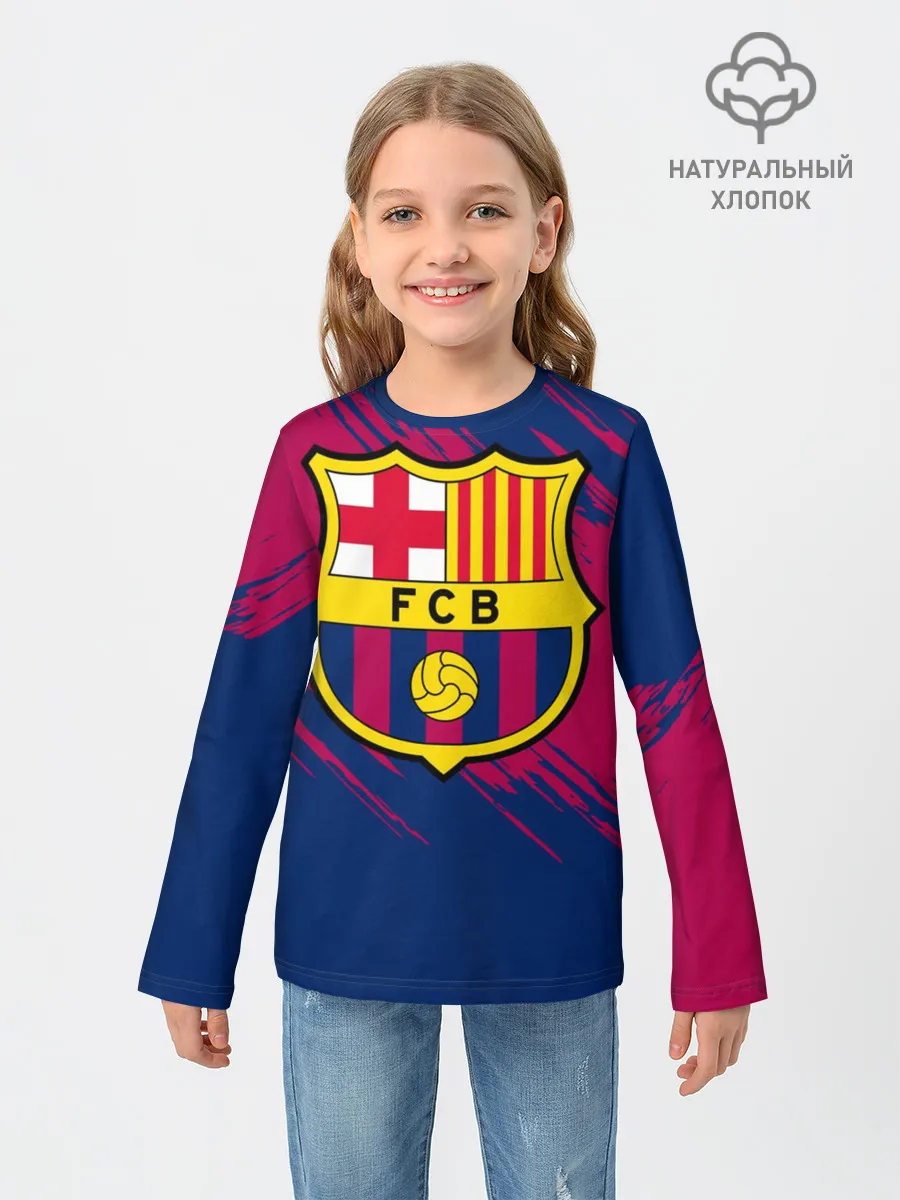 Детский лонгслив / Барселона