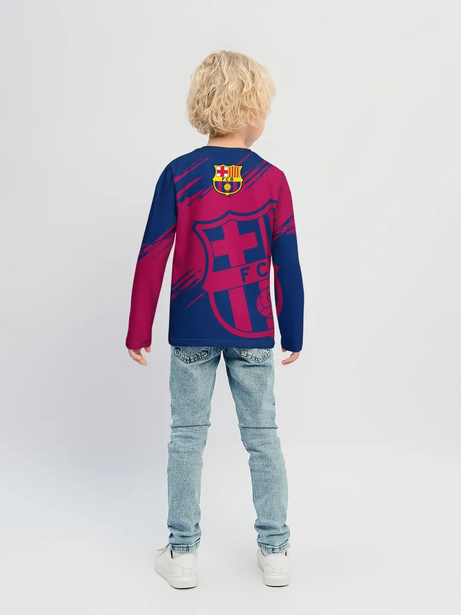 Детский лонгслив / Барселона