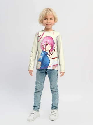 Детский лонгслив / Girl Anime