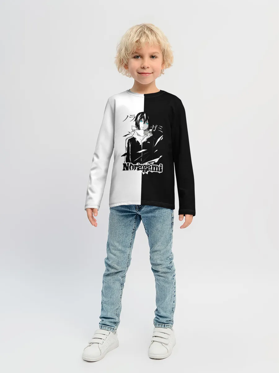 Детский лонгслив / БЕЗДОМНЫЙ БОГ. Черное и Белое