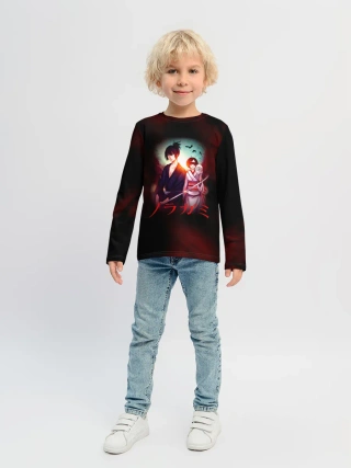 Детский лонгслив / Ябоку и Нора. БЕЗДОМНЫЙ БОГ