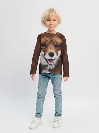 Детский лонгслив / Лисичка