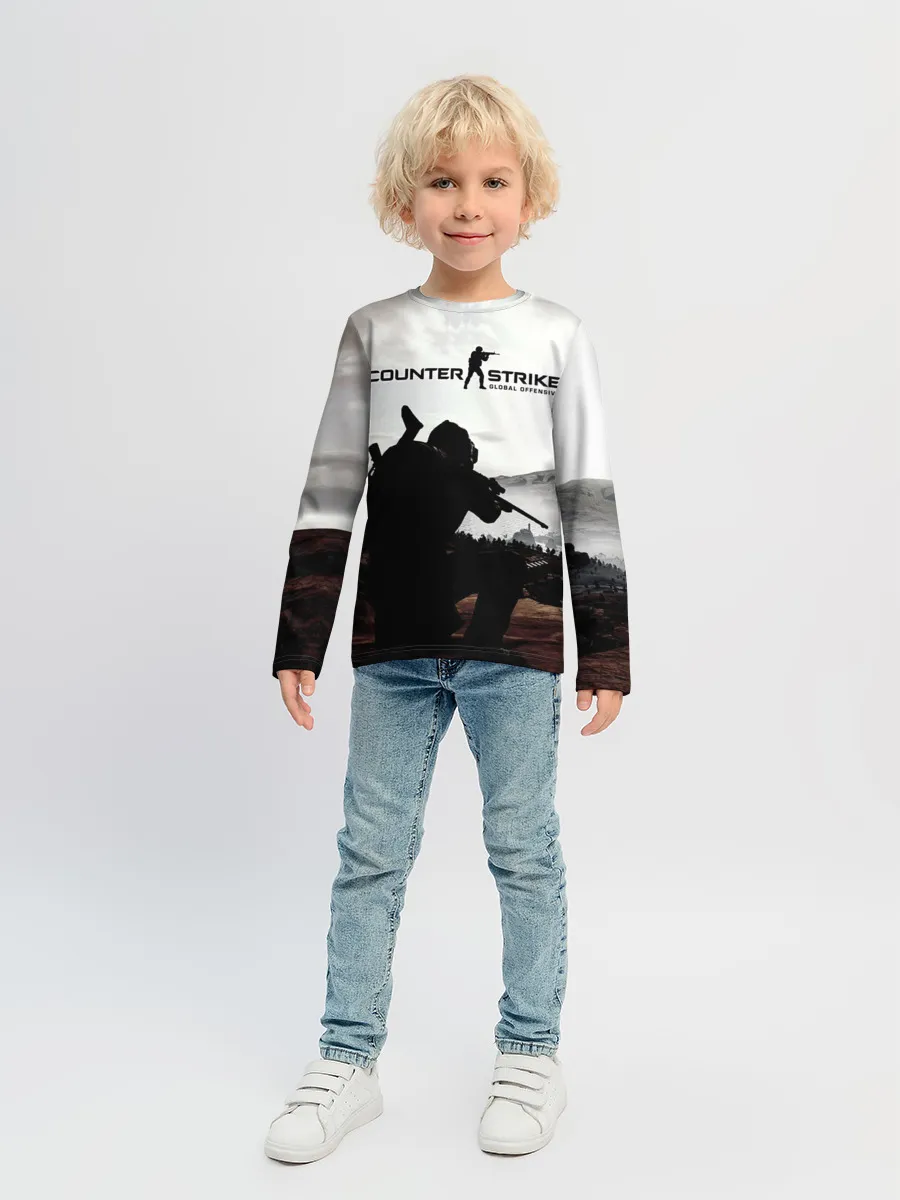 Детский лонгслив / CS:GO