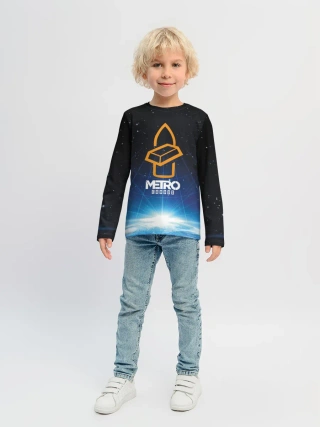 Детский лонгслив / Metro