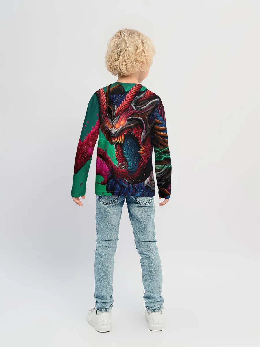 Детский лонгслив / CS GO hyper beast skin