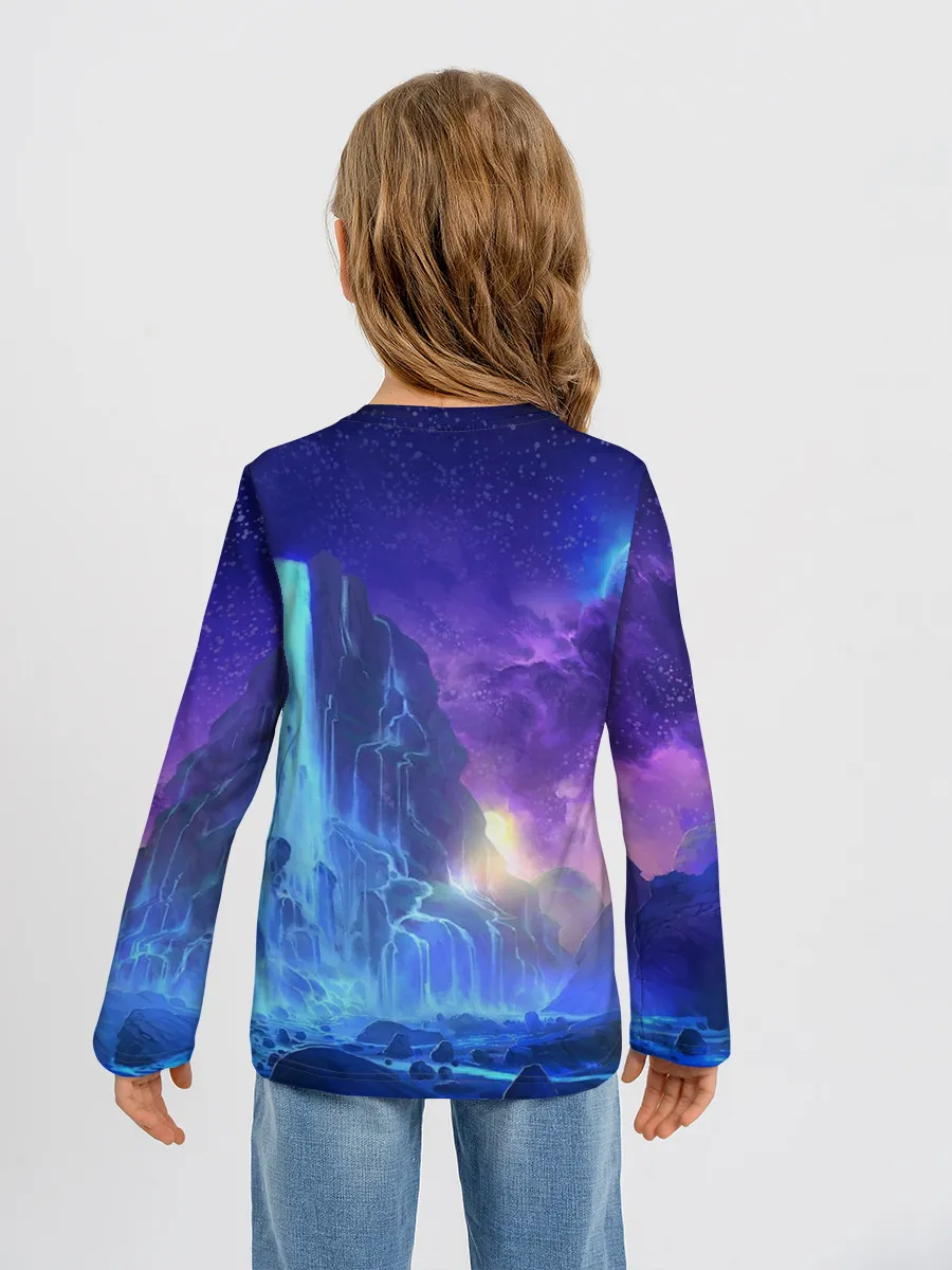 Детский лонгслив / Водопад Фейри Тейл