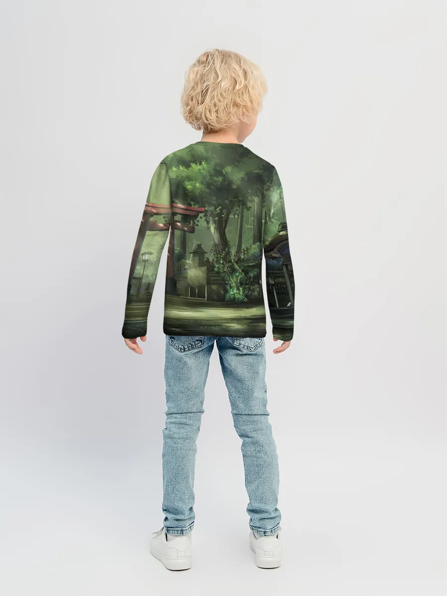 Детский лонгслив / Фейри Тейл лес