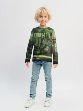 Детский лонгслив / Фейри Тейл лес