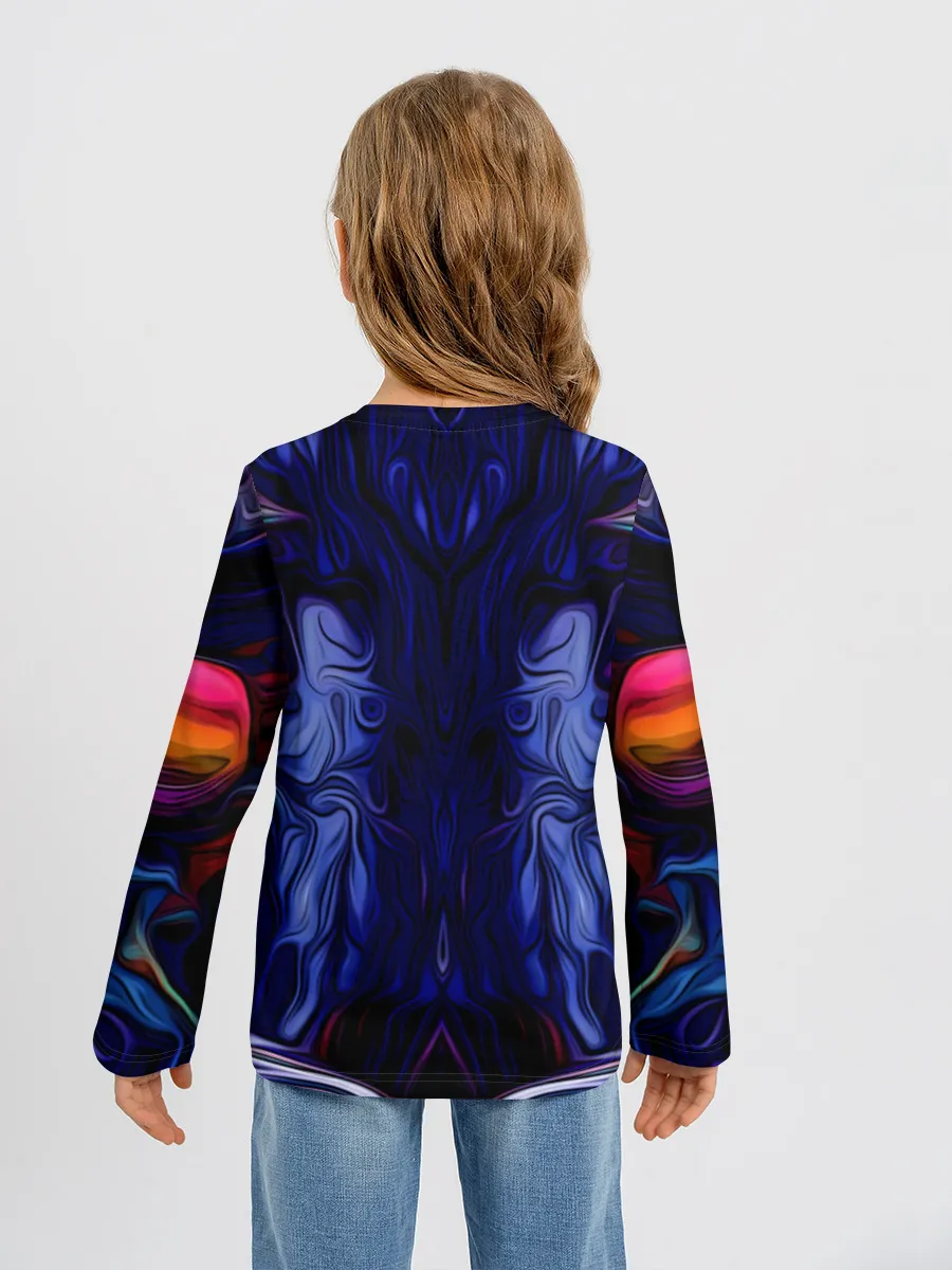 Детский лонгслив / CS GO WAVES SKIN