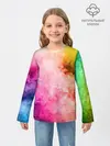 Детский лонгслив / Радужный дым