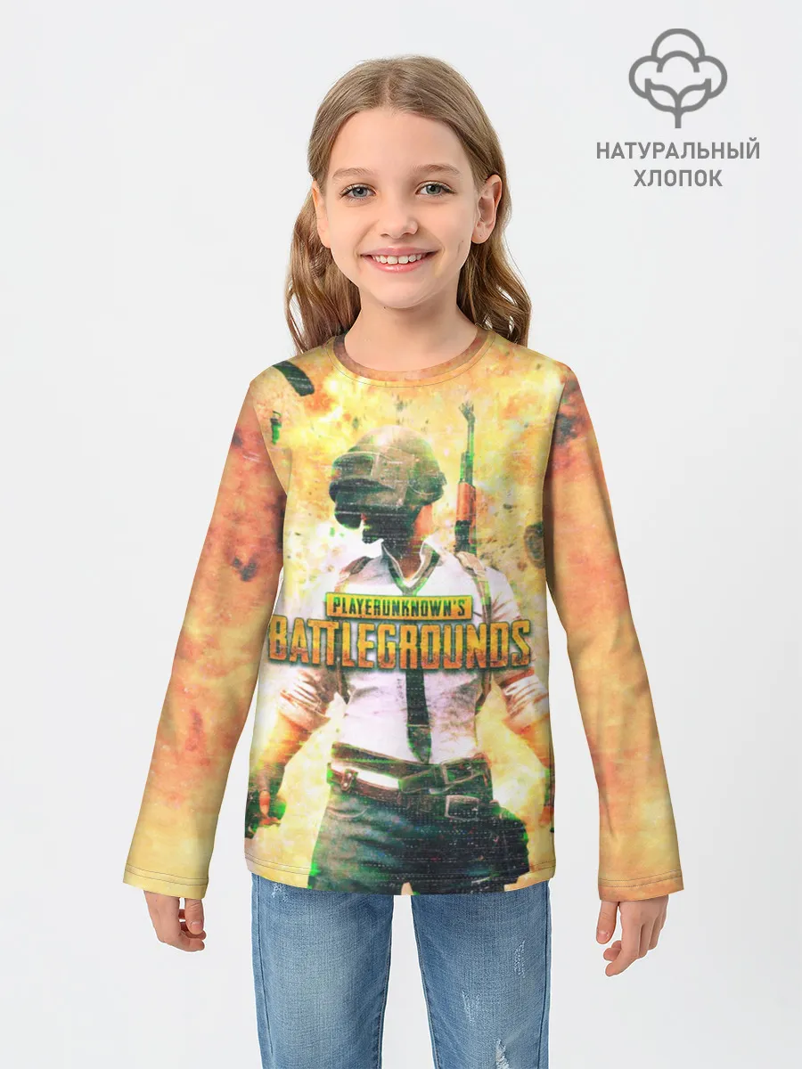Детский лонгслив / Playerunknowns battlegrounds