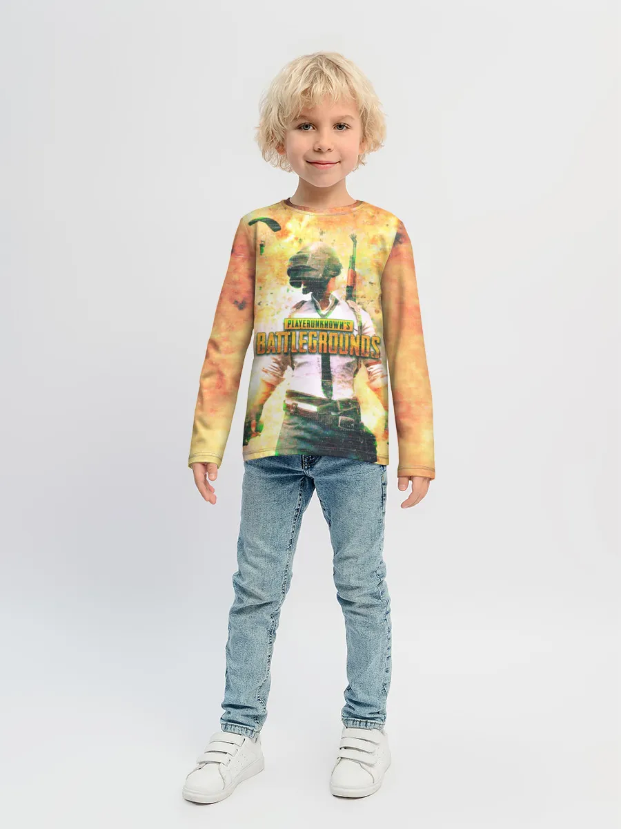 Детский лонгслив / Playerunknowns battlegrounds