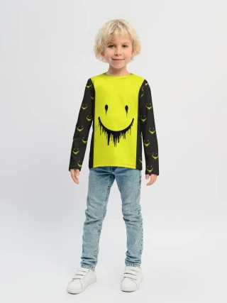 Детский лонгслив / Смайлик