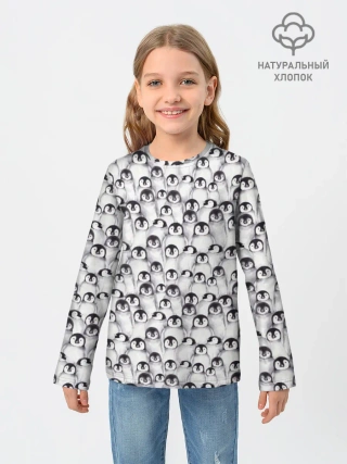 Детский лонгслив / Пингвинчики