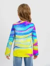 Детский лонгслив / Разводы красок