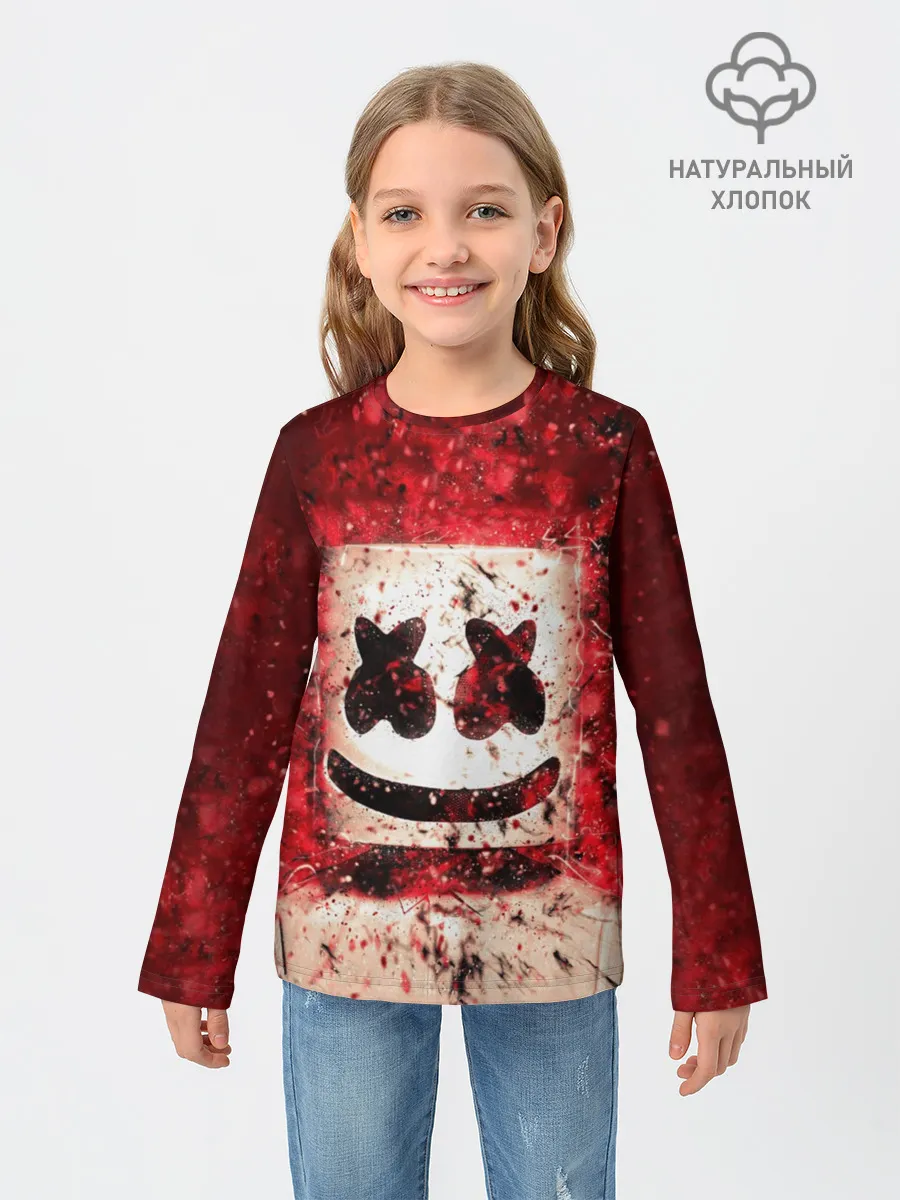 Детский лонгслив / Marshmello