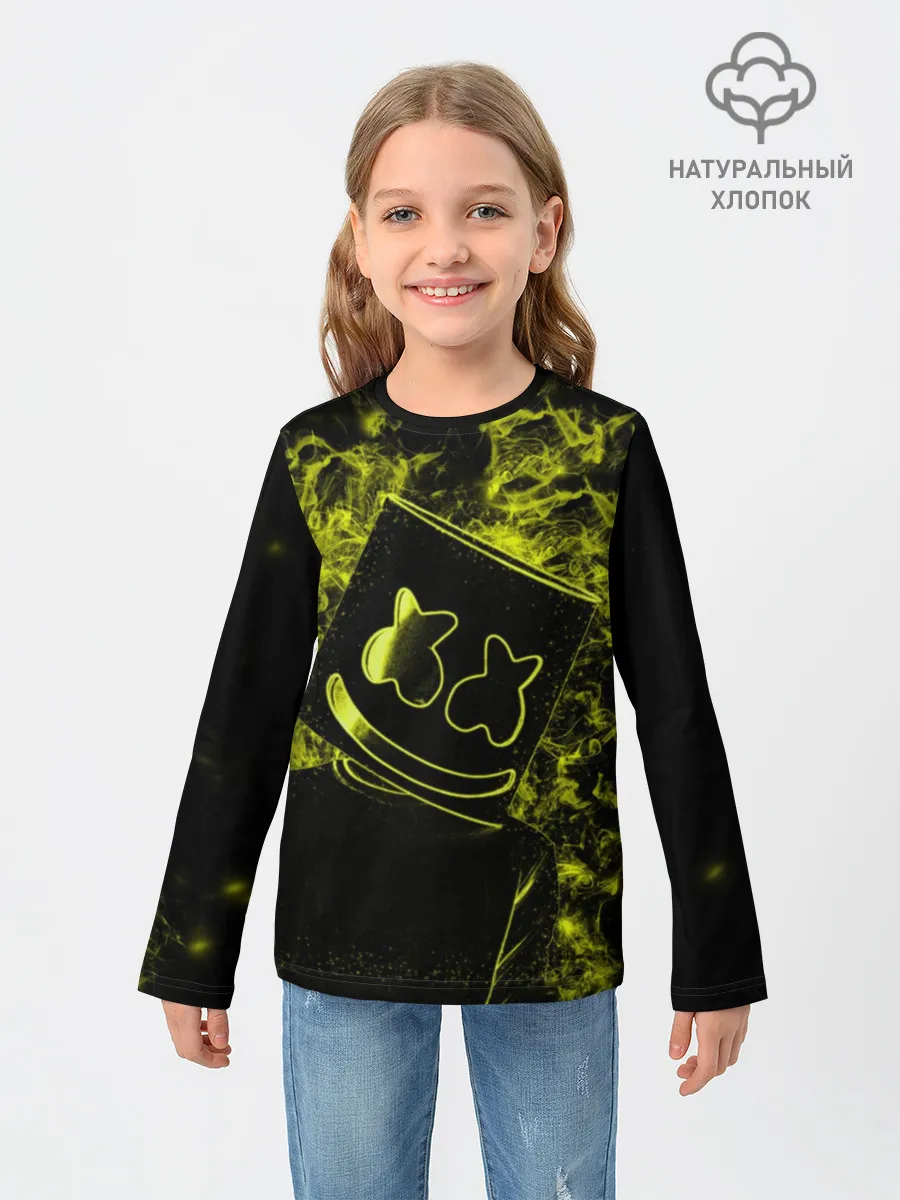 Детский лонгслив / Marshmello