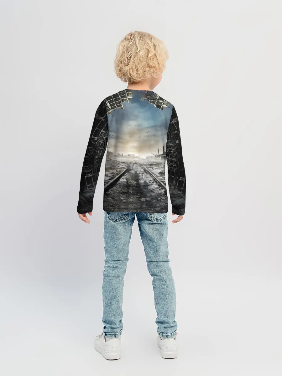 Детский лонгслив / Metro