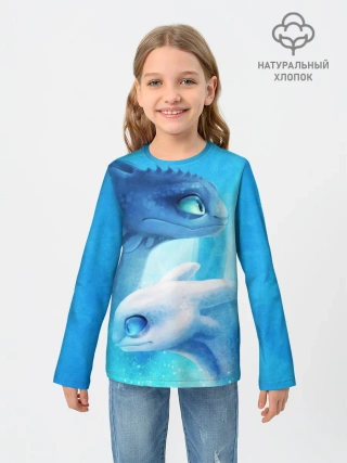 Детский лонгслив / как приручить дракона