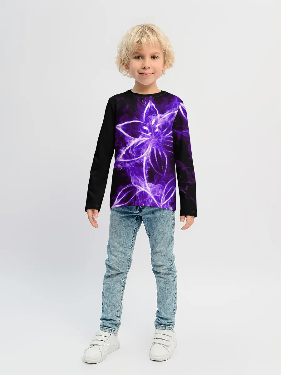 Детский лонгслив / Цветок Тьмы