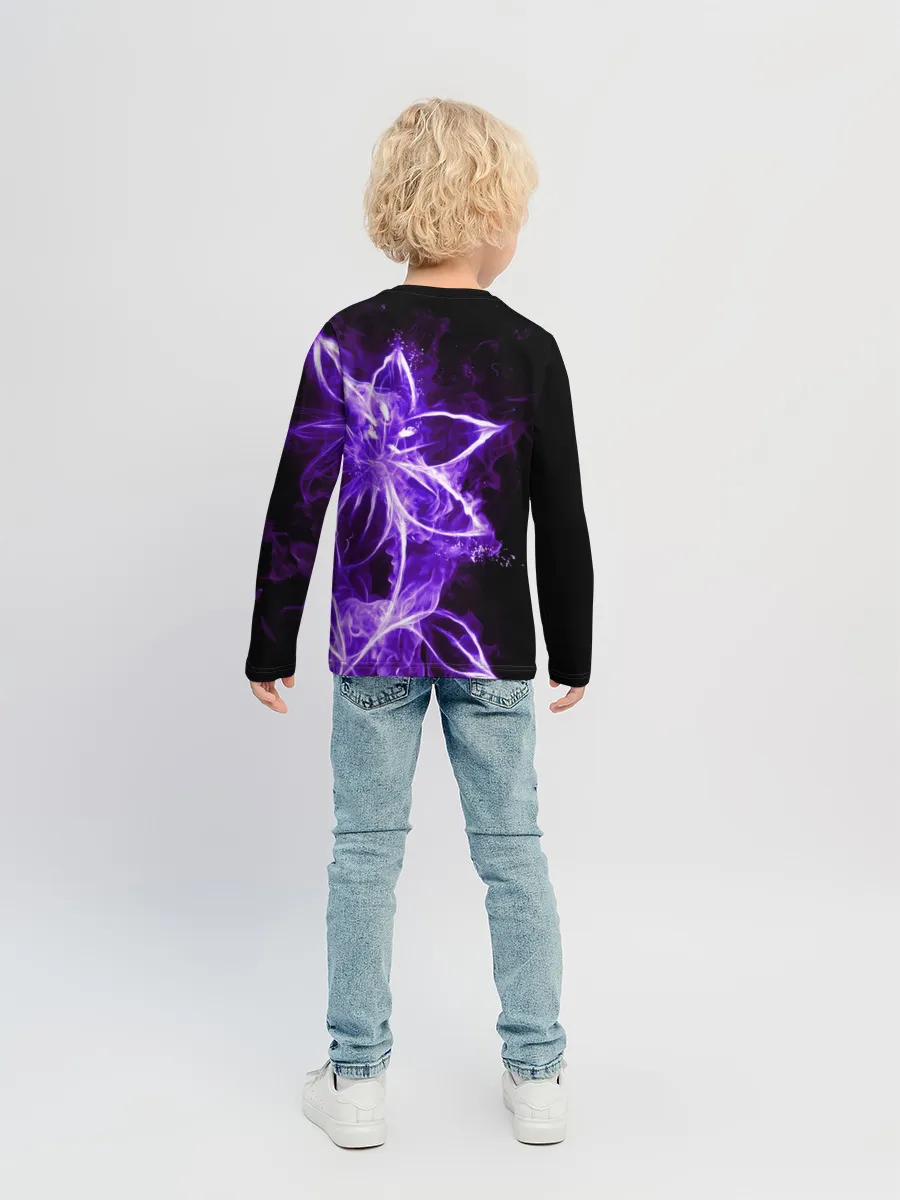 Детский лонгслив / Цветок Тьмы