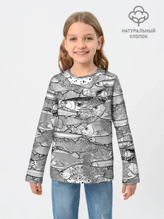 Детский лонгслив / Рыбы