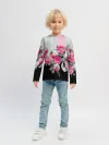 Детский лонгслив / Розы