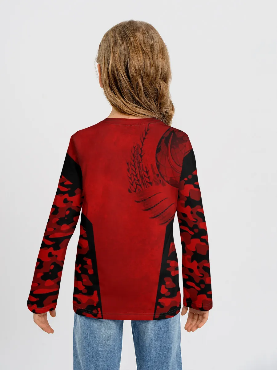 Детский лонгслив / Камуфляж СССР