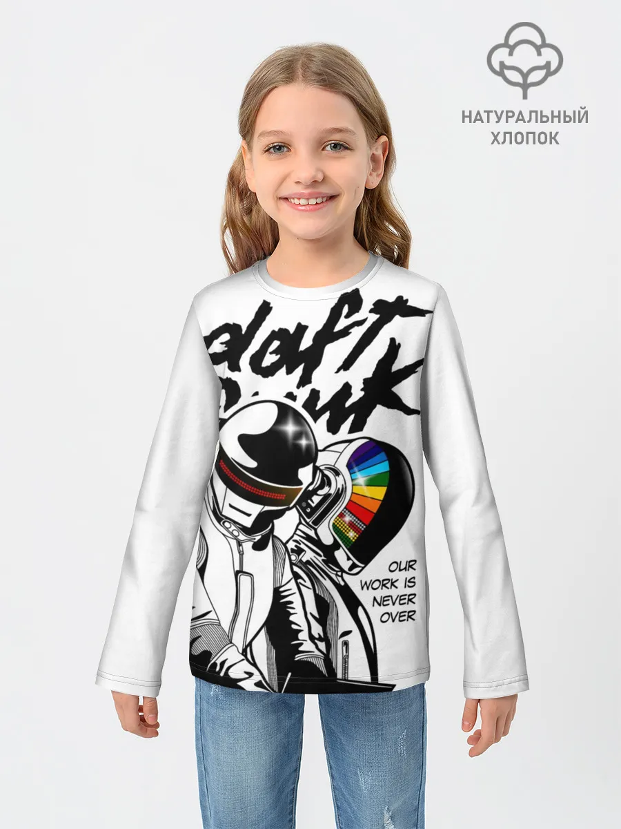 Детский лонгслив / Daft Punk
