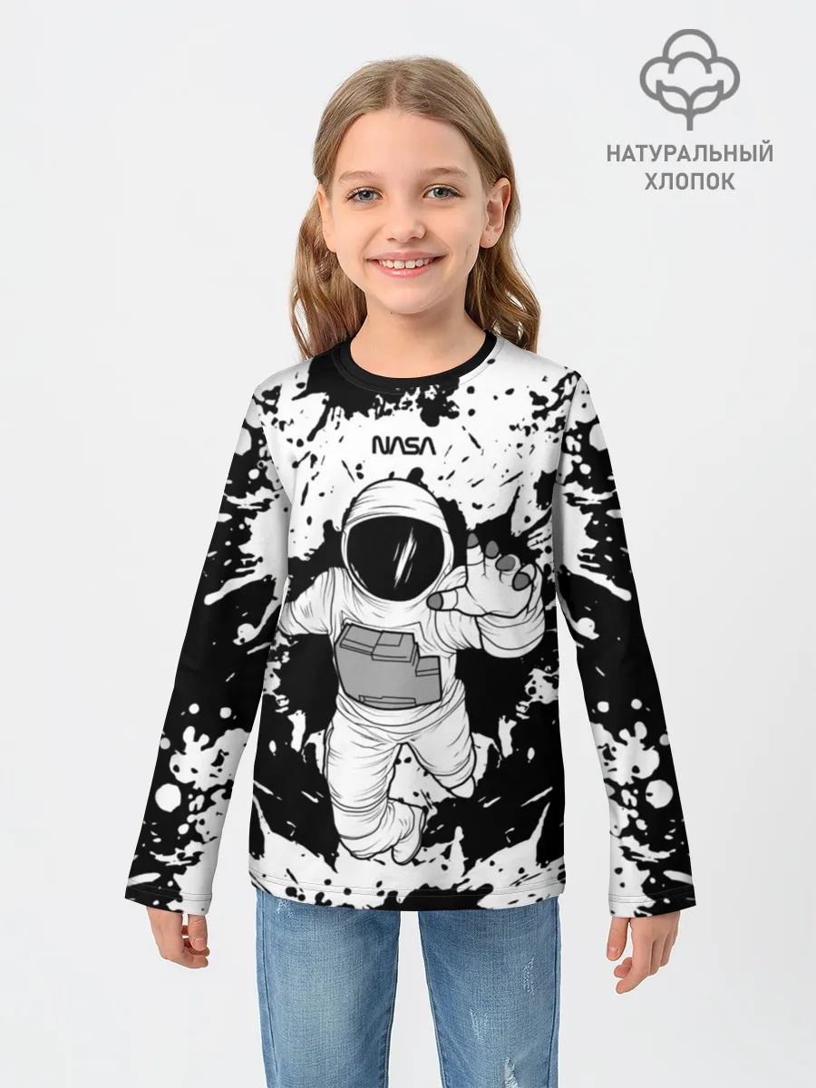 Детский лонгслив / NASA