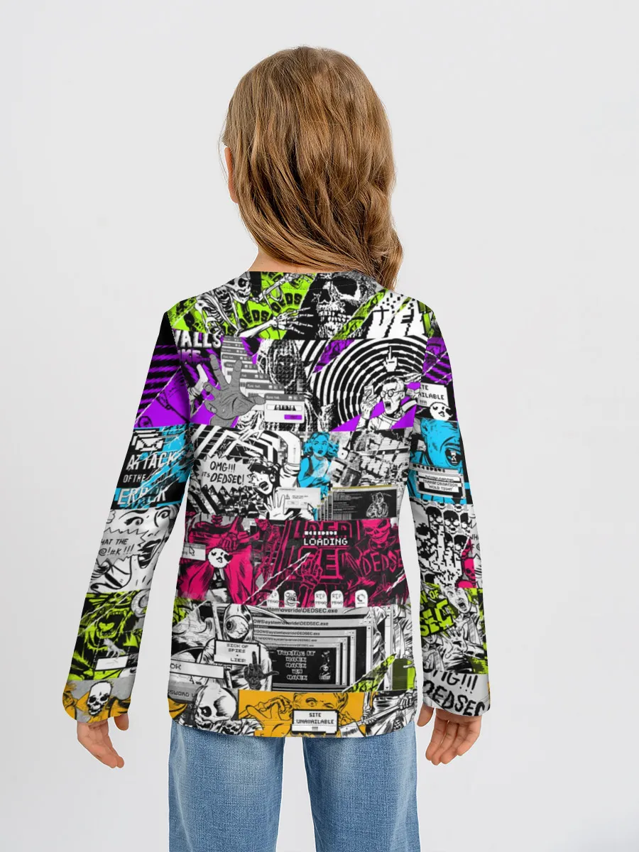 Детский лонгслив / Watch Dogs