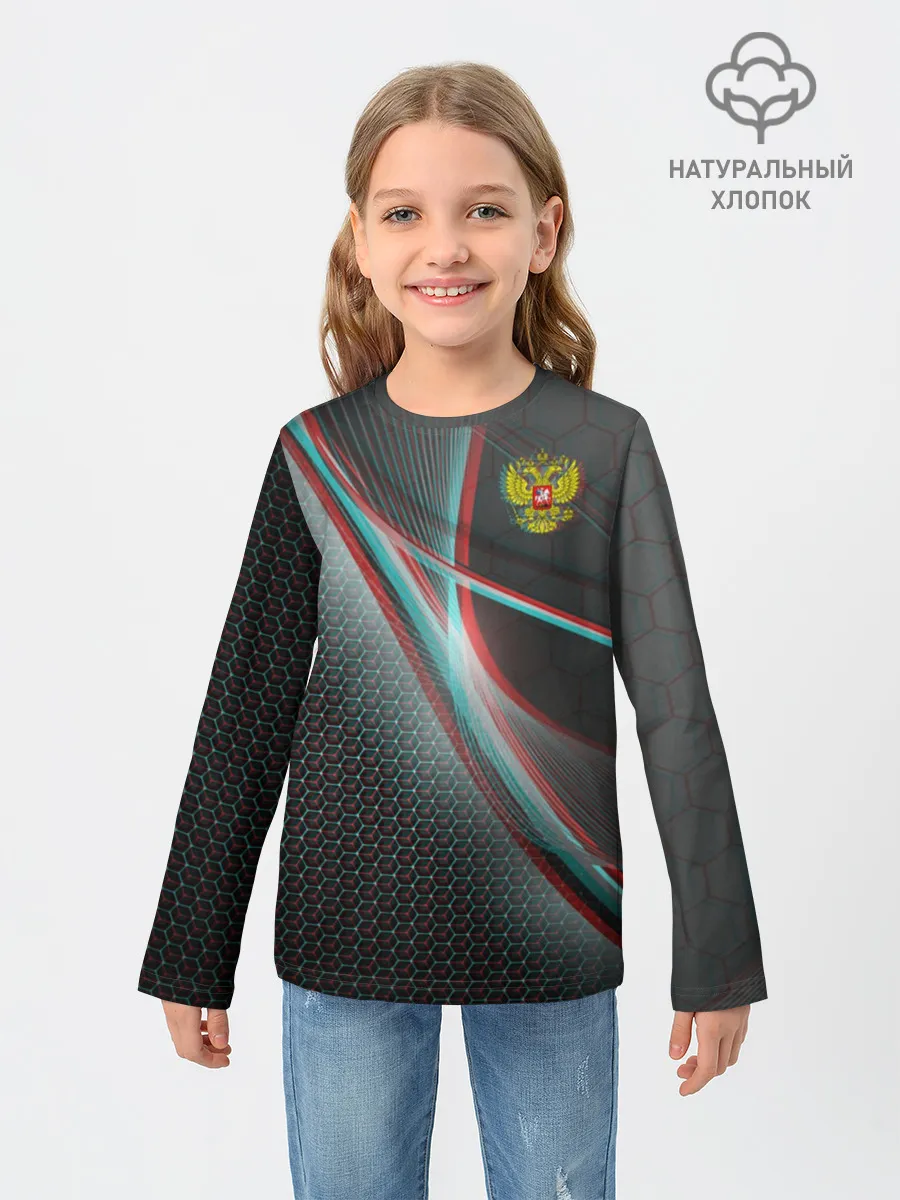 Детский лонгслив / RUSSIA.