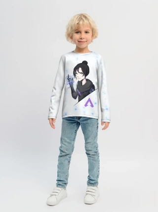 Детский лонгслив / Apex Legends - Wraith