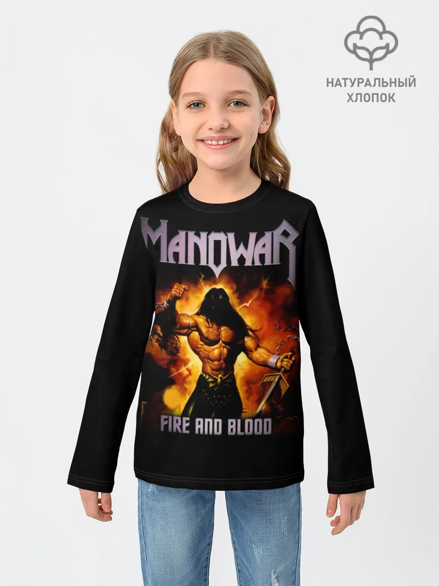 Детский лонгслив / Manowar