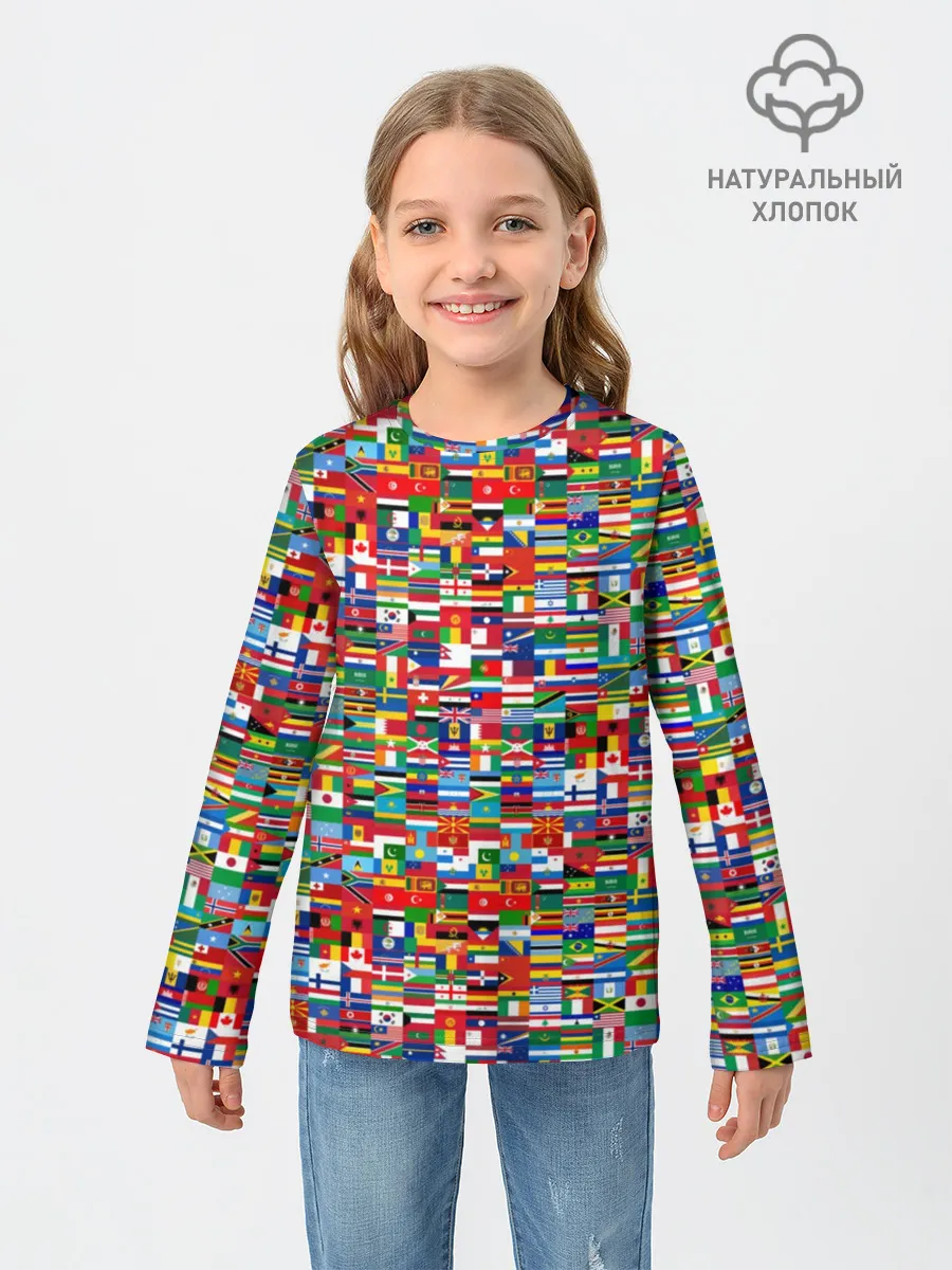 Детский лонгслив / ФЛАГИ