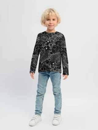 Детский лонгслив / Карпы кои