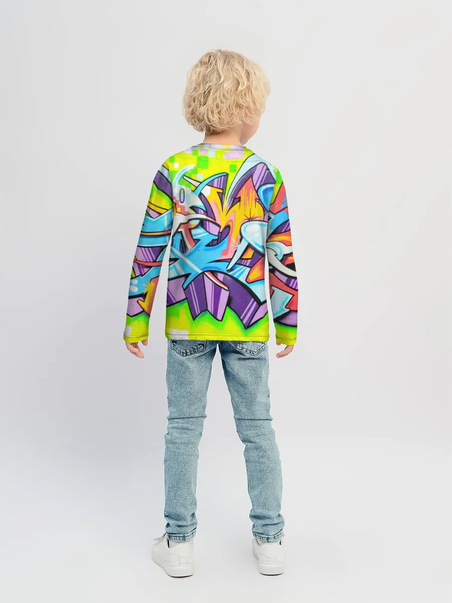 Детский лонгслив / Неоновая кислота