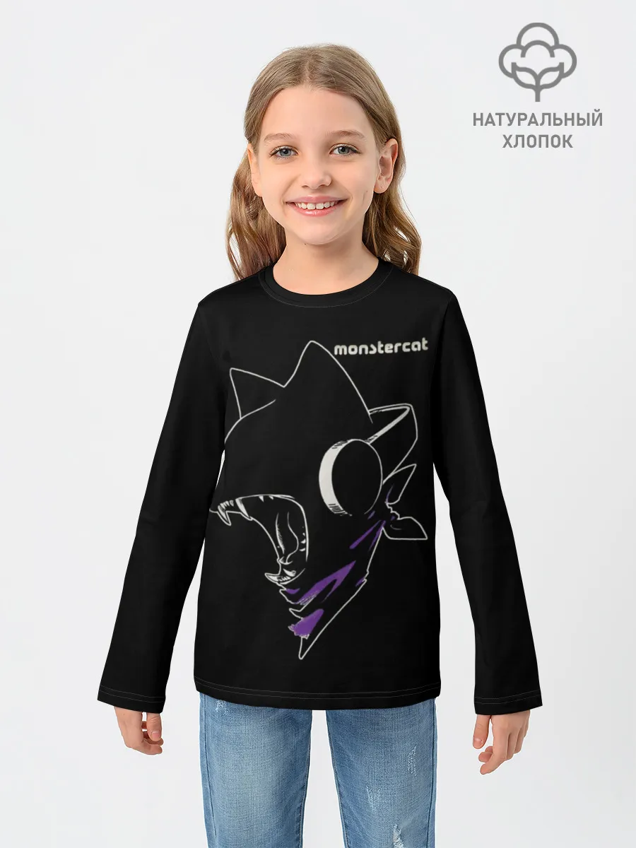 Детский лонгслив / Monstercat