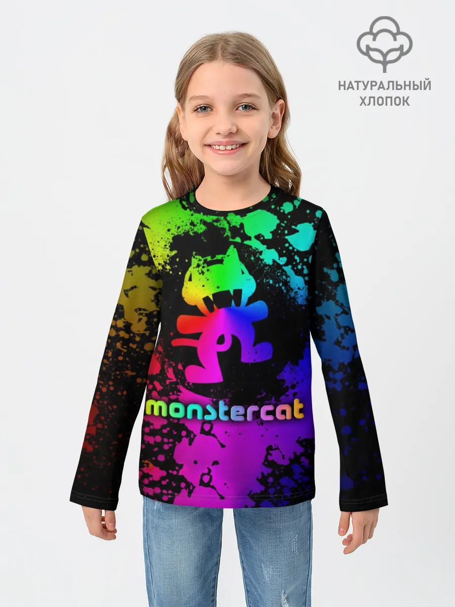 Детский лонгслив / Monstercat