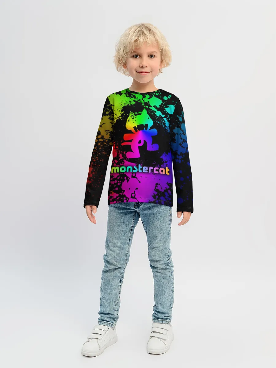 Детский лонгслив / Monstercat