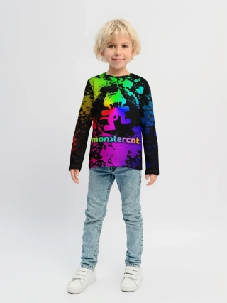 Детский лонгслив / Monstercat
