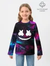 Детский лонгслив / Marshmello NEON