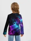Детский лонгслив / Неоновая абстракция
