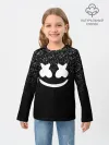 Детский лонгслив / MARSHMELLO BLACK