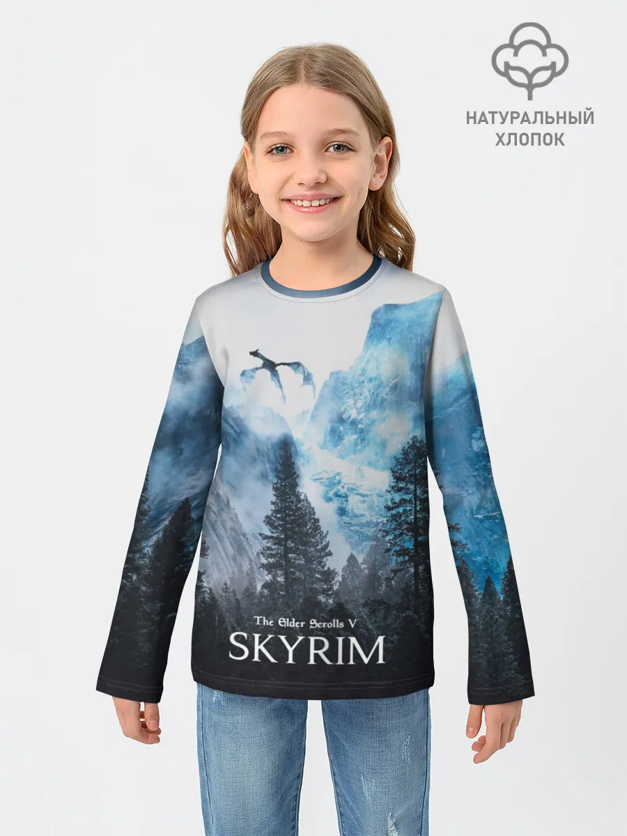 Детский лонгслив / Skyrim