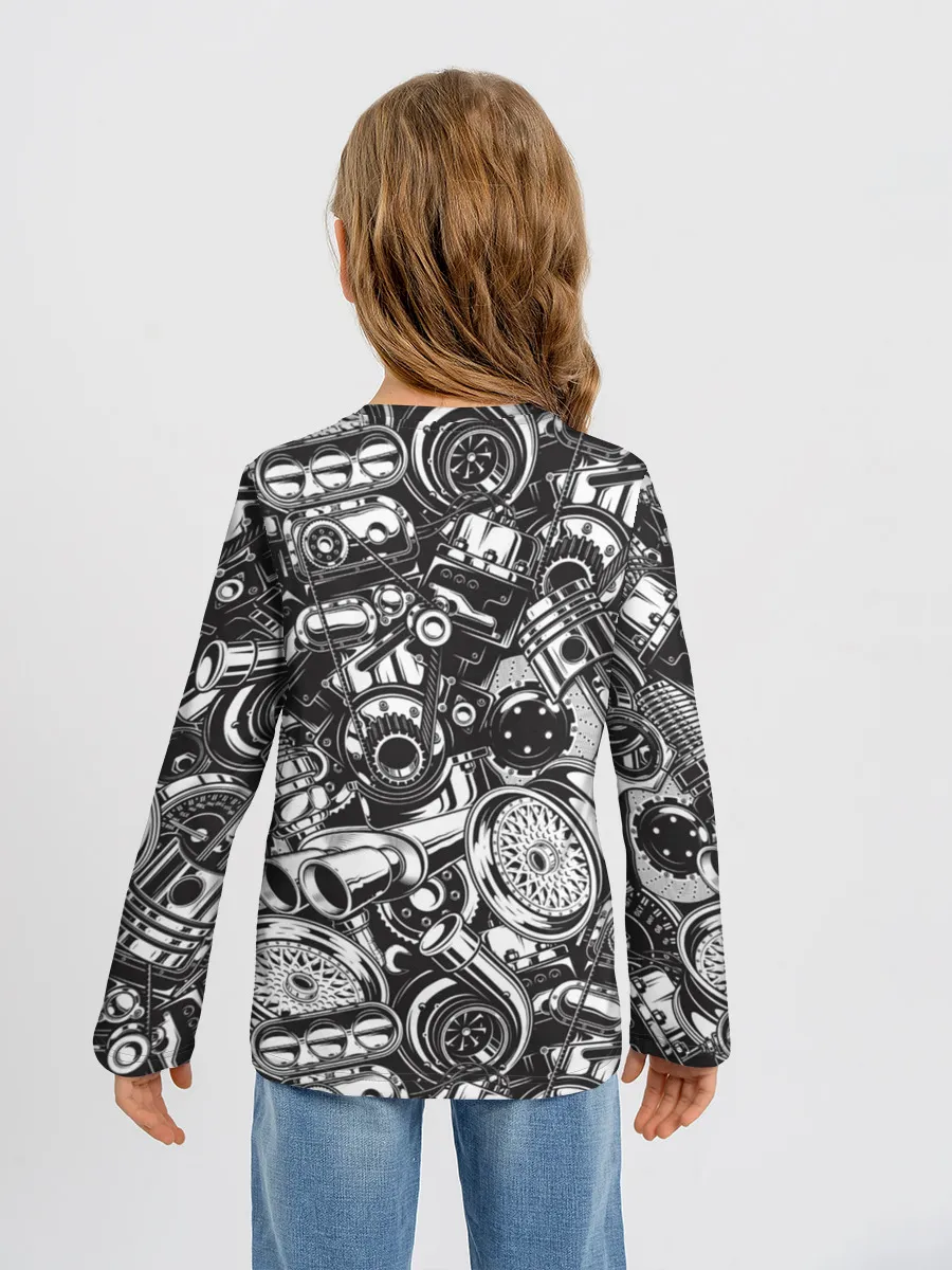 Детский лонгслив / Автомобильные детали