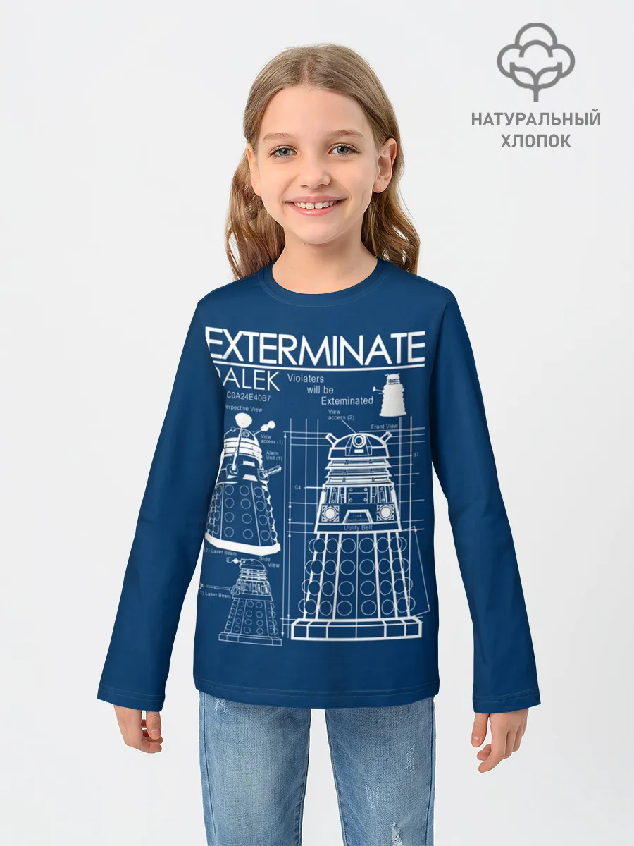 Детский лонгслив / Доктор Кто. Далек