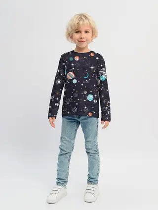 Детский лонгслив / Космос