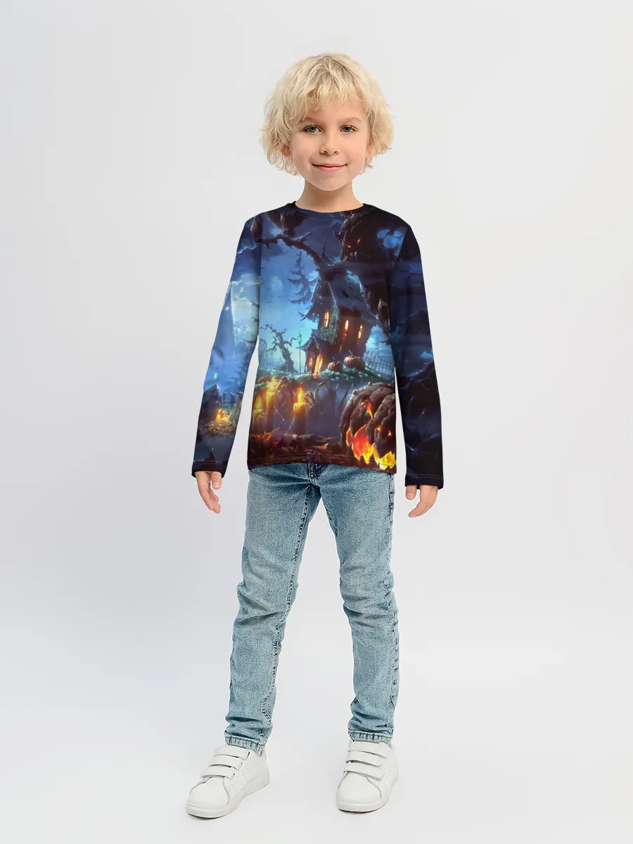 Детский лонгслив / Хэллоуин