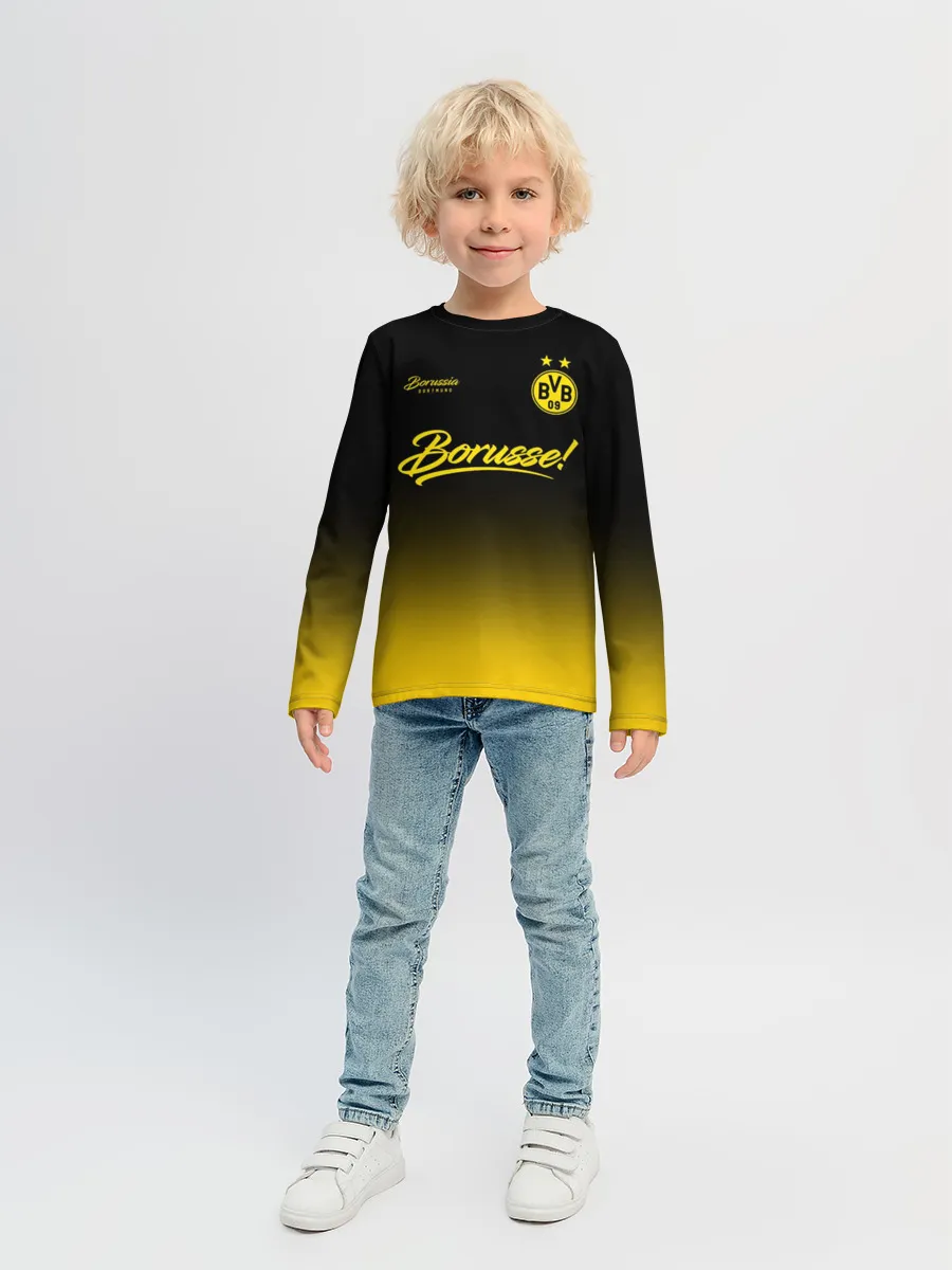 Детский лонгслив / Боруссия Дортмунд